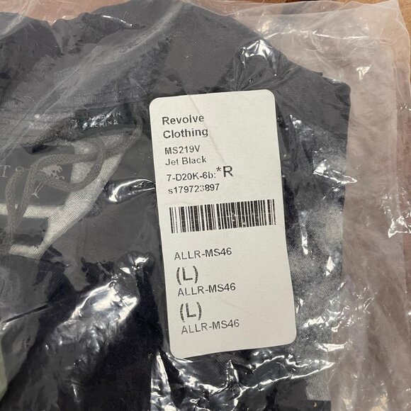 NWT - Allsaints Night Sky SS Shirt in Black, Relaxed Fit, Large - Picture 14 of 14